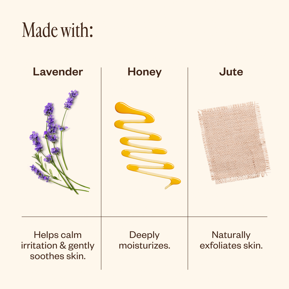 Jute & Joy Lavender & Honey F3