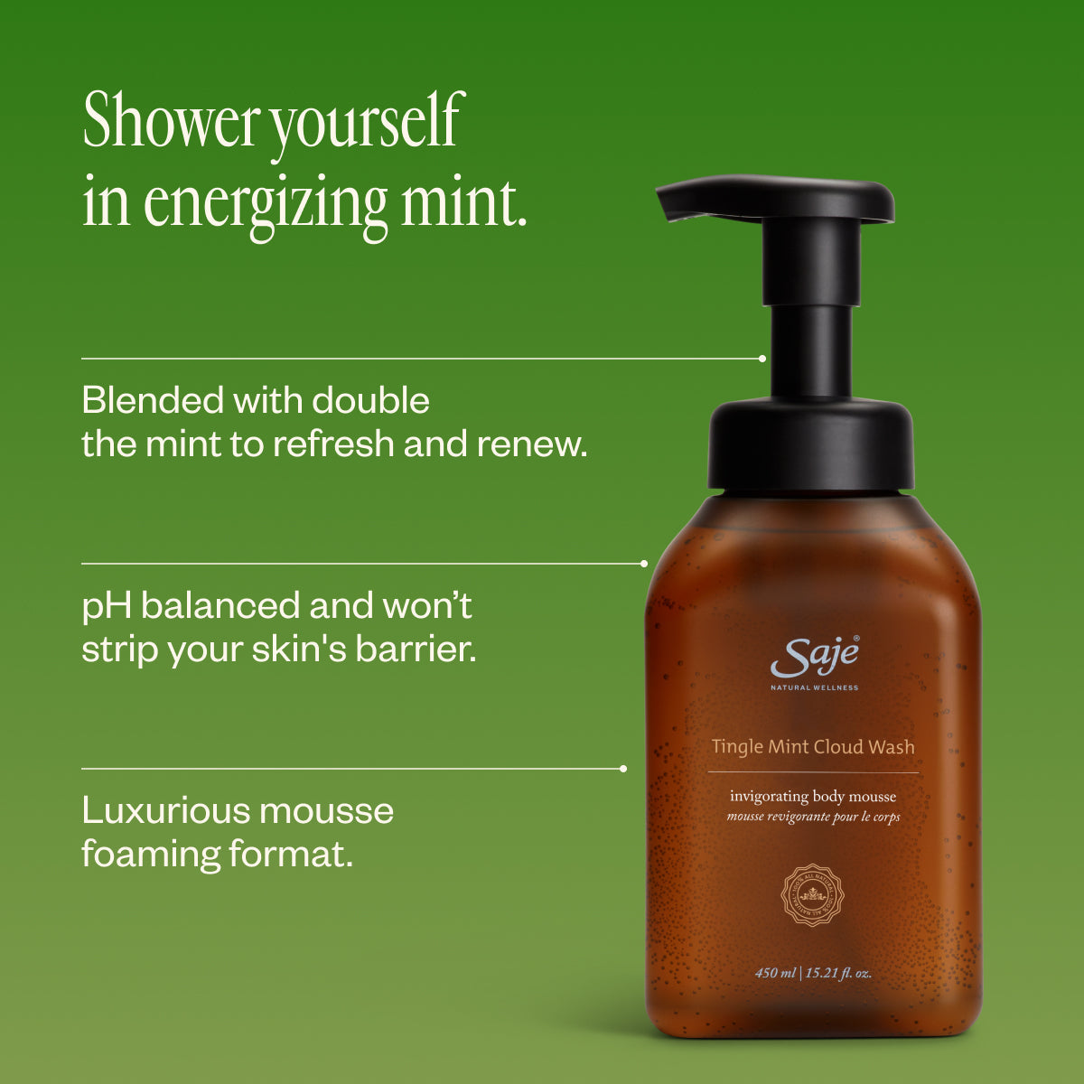 Tingle Mint Cloud Wash D4